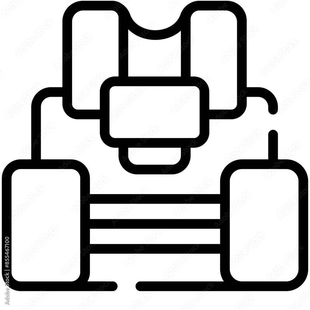 Bulletproof Vest Icon Bulletproof Vest Icon