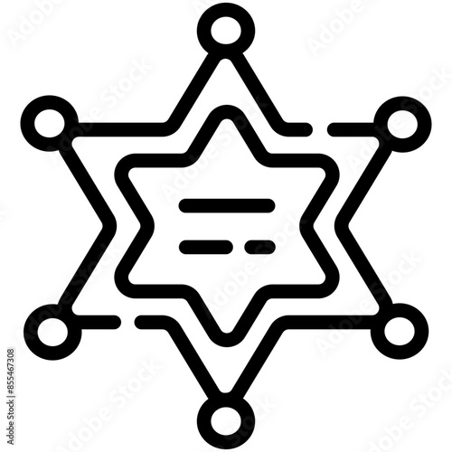 Sheriff Badge Icon