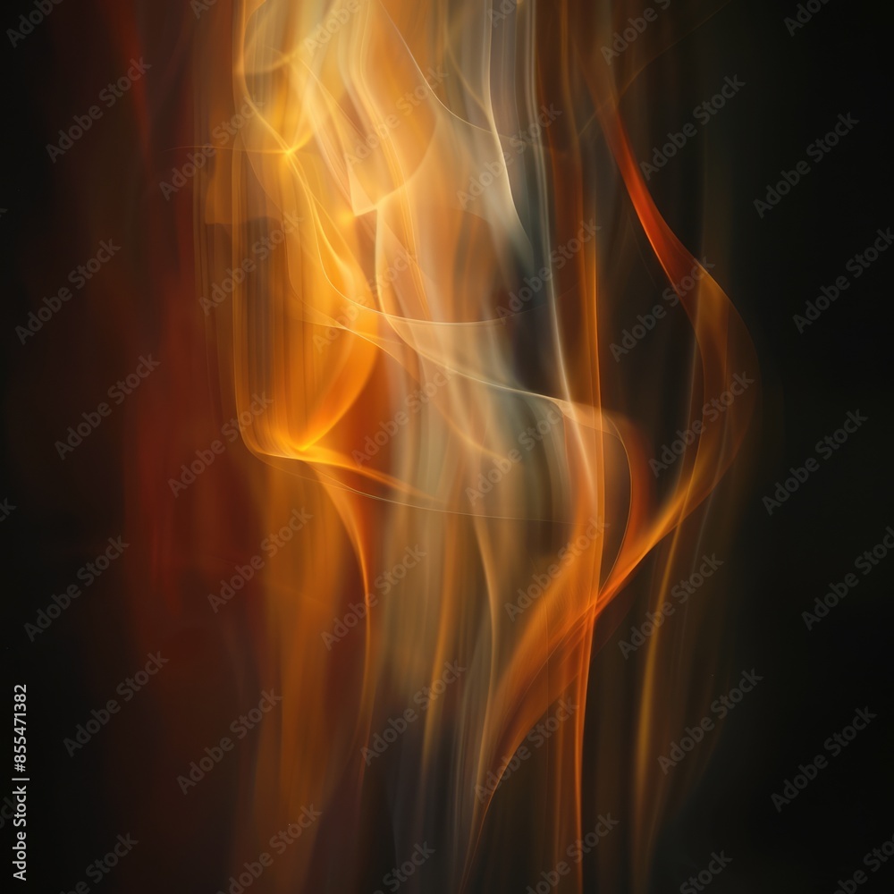 Fire flame abstract background on black Fire flame abstract background on black