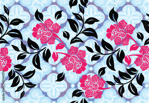 Batik Indonesian: is a technique of wax-resist dyeing applied to whole cloth, or cloth made using this technique originated from Indonesia.
