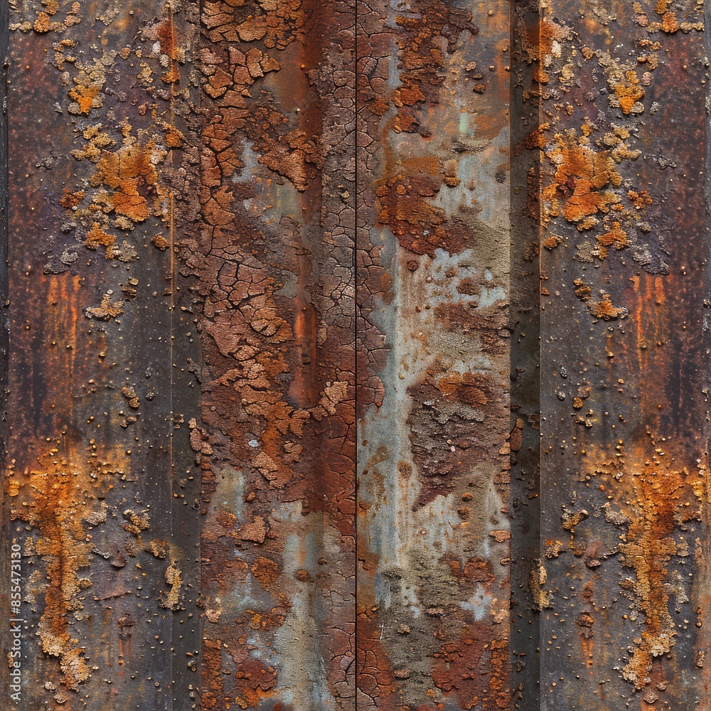 Background featuring a rough, textured surface of rusty brown metal Background featuring a rough, textured surface of rusty brown metal