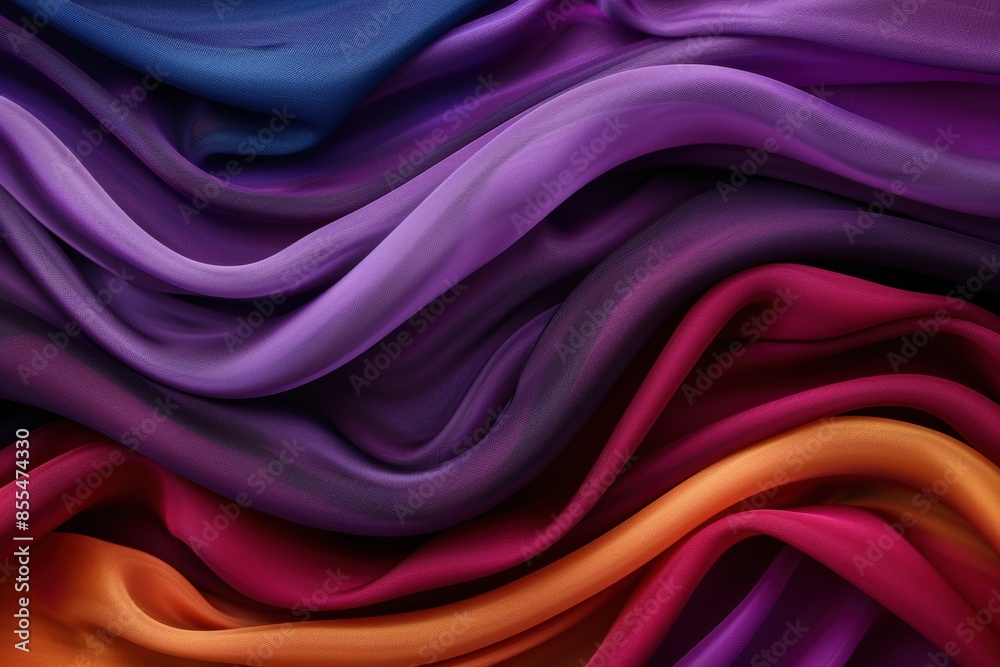 Fototapeta premium Vibrant abstract fabric texture
