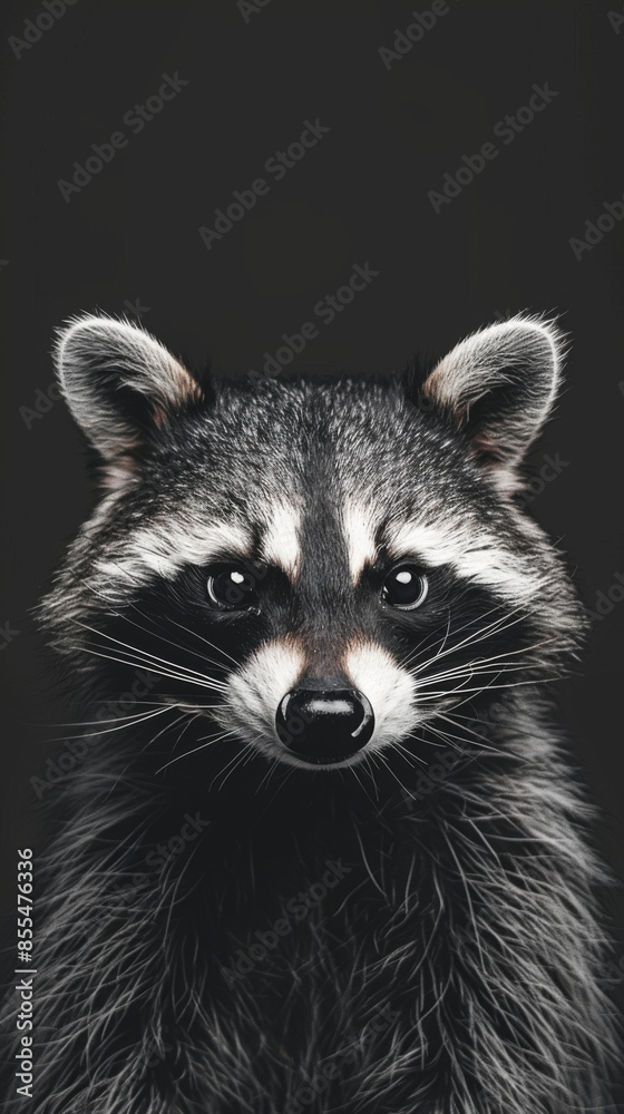 Fototapeta premium iPhone wallpaper silly racoon