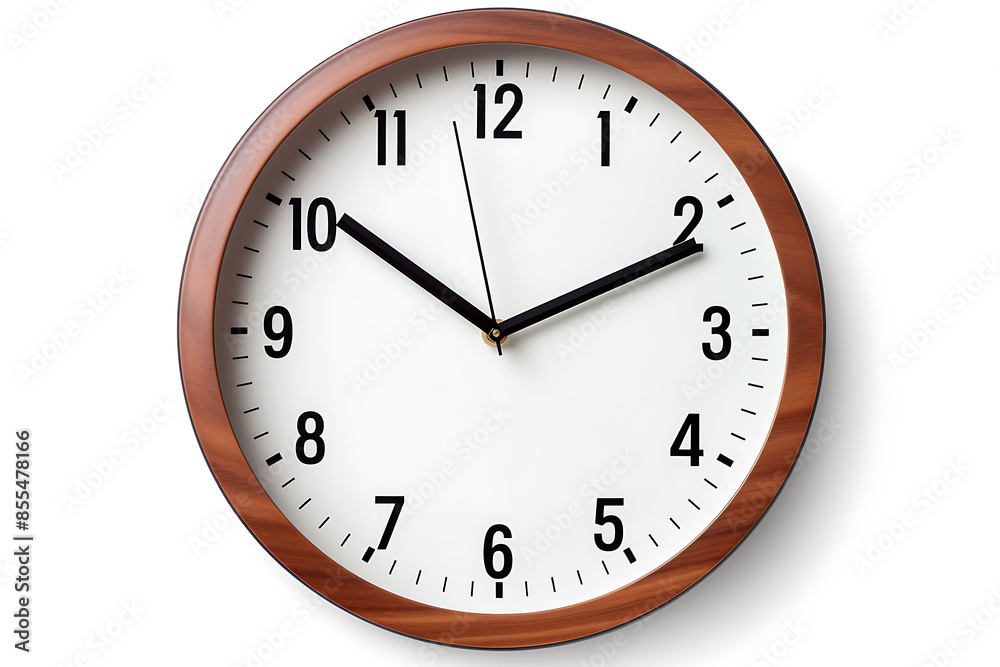 Clock face isolated on white background. Time concept. 3D rendering Clock face isolated on white background. Time concept. 3D rendering