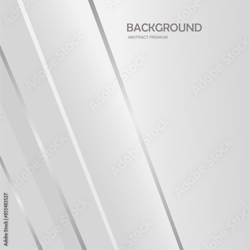 Minimalist silver abstract background design. Futuristic exclusive graphic elements for advertising, greeting cards, website, poster, banner, key visual, book cover, brochure etc… Vector EPS