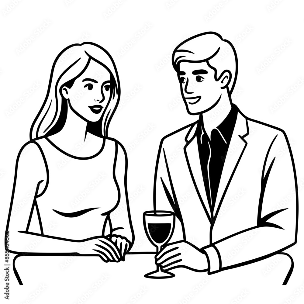 a couple dating, generative AI a couple dating, generative AI