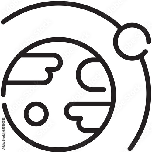 Natural Satellite Icon