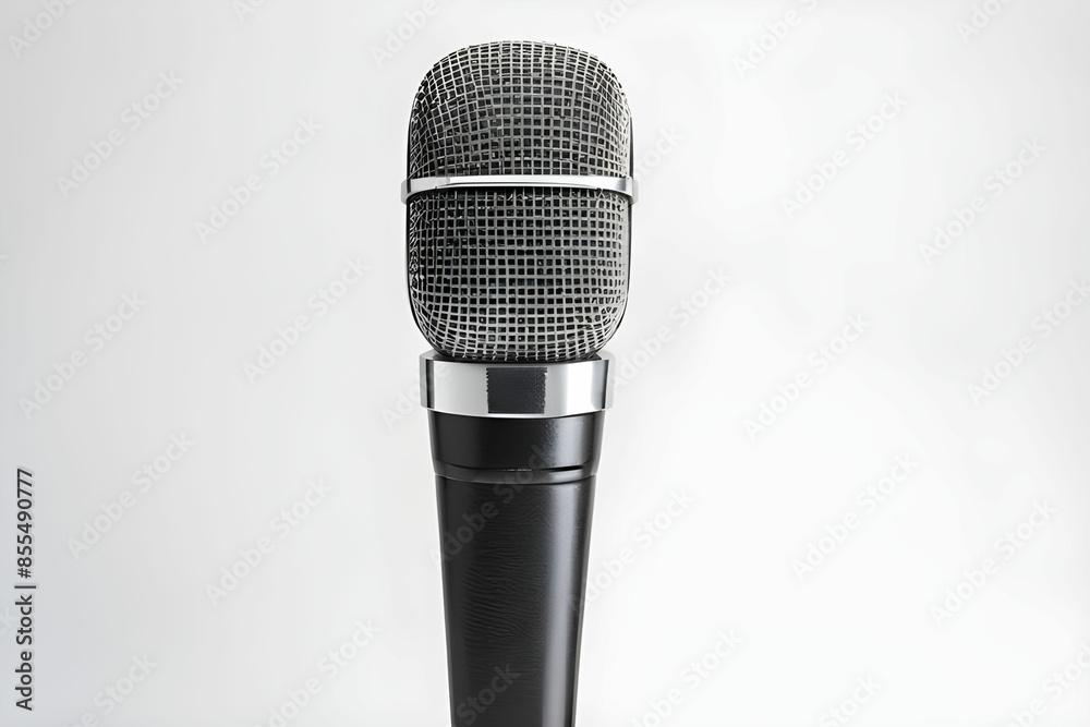 Microphone isolated on white background with clipping path Microphone isolated on white background with clipping path