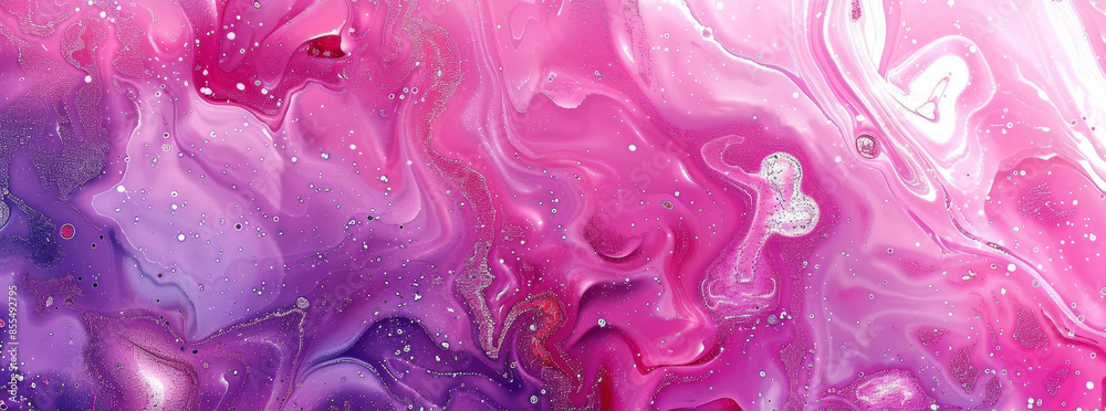 Beautiful abstract background with pink and purple marble pattern, glitter, liquid watercolor art style in the style of watercolor art Beautiful abstract background with pink and purple marble pattern, glitter, liquid watercolor art style in the style of watercolor art