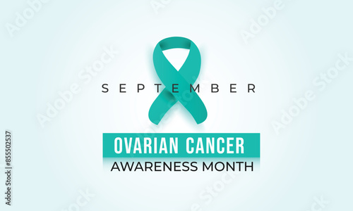 Ovarian Cancer awareness month. background, banner, card, poster, template. Vector illustration.