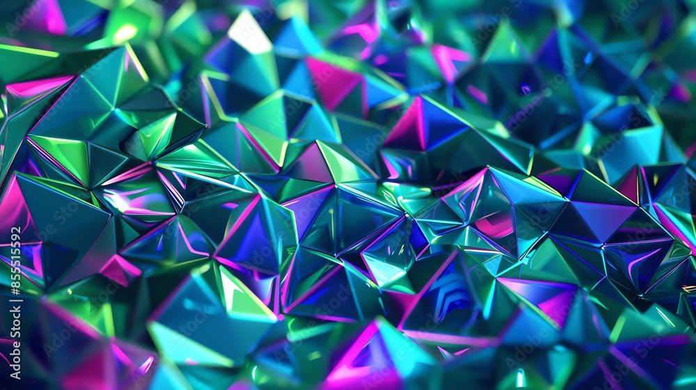 wallpaper modern hypnotic green little triangles patterns neon blue and green, purple, 16:9, background for banners, advertising backgrounds, website backgrounds wallpaper modern hypnotic green little triangles patterns neon blue and green, purple, 16:9, background for banners, advertising backgrounds, website backgrounds