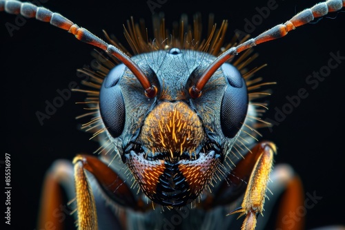 Close-Up Macro Photography of an Insect