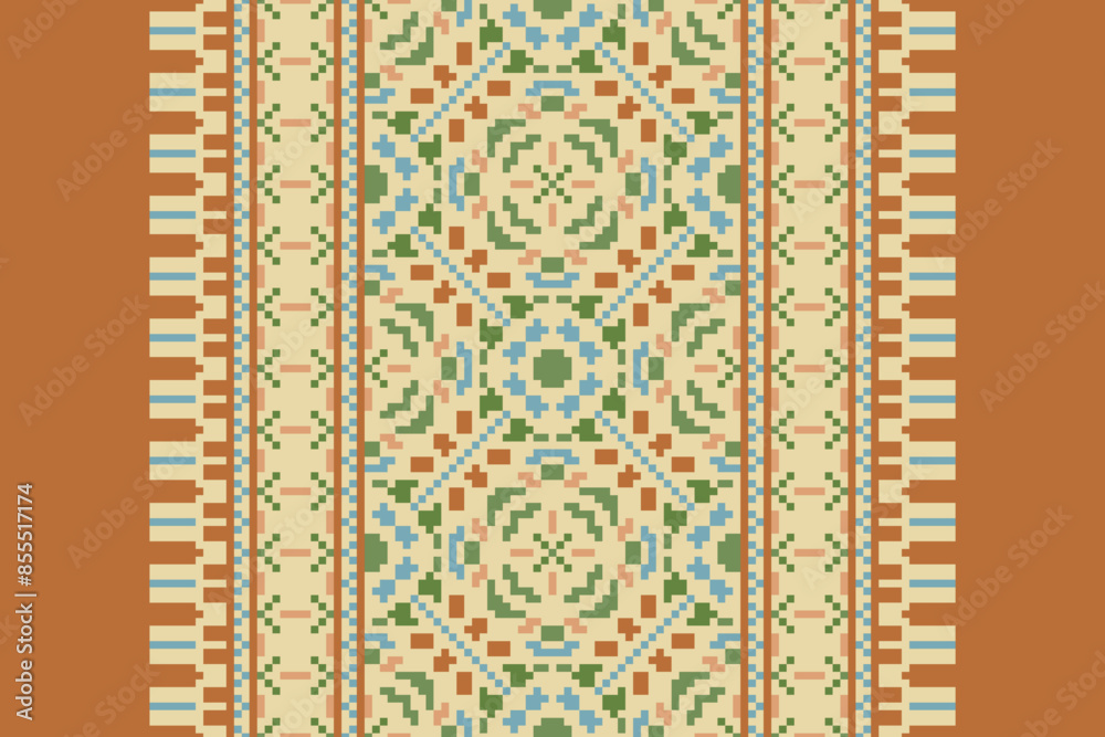 Ethnic pattern vector background. seamless pattern traditional, Design for background, wallpaper, Batik, fabric, carpet, clothing, wrapping, and textile. ethnic pattern Vector illustration. Ethnic pattern vector background. seamless pattern traditional, Design for background, wallpaper, Batik, fabric, carpet, clothing, wrapping, and textile. ethnic pattern Vector illustration.