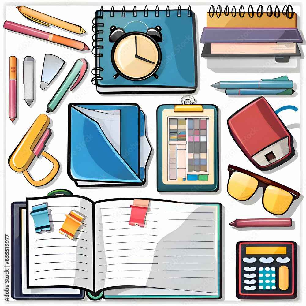 Stickers png document files on white background Stickers png document files on white background