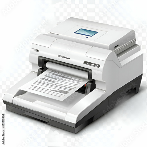 Sticker png scanner on a transparent background