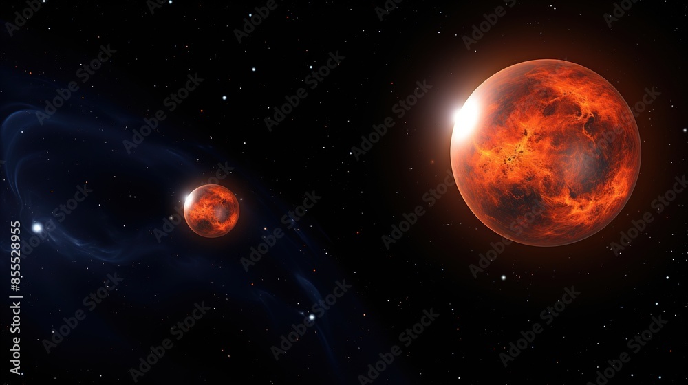 Fototapeta premium planet in space
