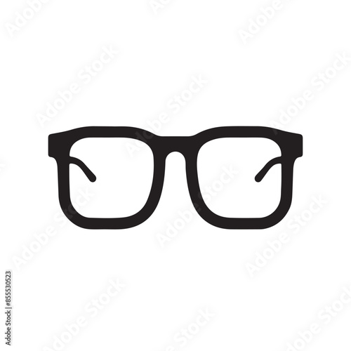 glasses isolated on white background