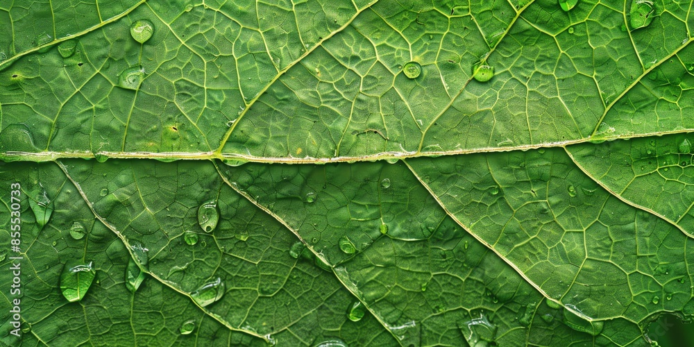 Fototapeta premium macro photo illustration wallpaper of green leaves, clear and sharp, green color, droplet, grass, raindrop, beauty, season, botany, backdrop, greenery, wallpaper, textured, liquid, outdoor