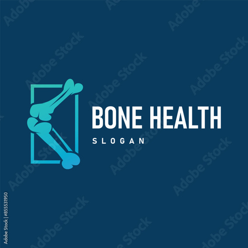 Minimalist Bone Health Logo Illustration Template Design