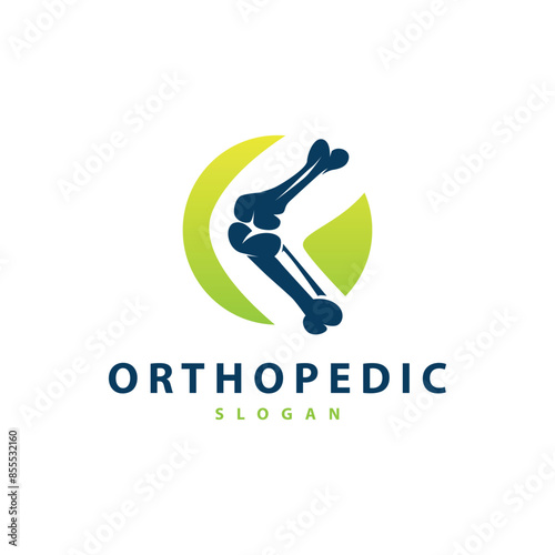 Minimalist Bone Health Logo Illustration Template Design