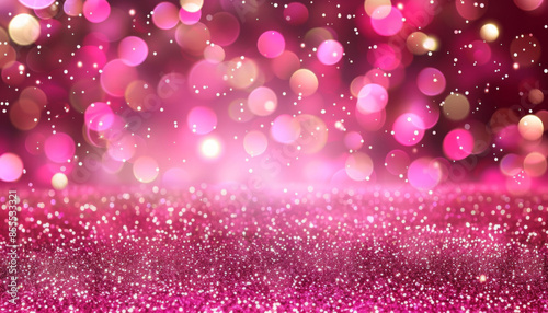 Pink glamour glitter background © ImagineThatStudios