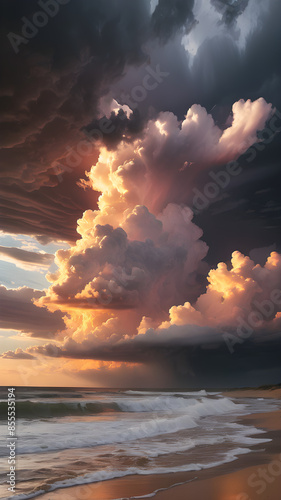 Photograph skies with dramatic clouds, sunsets, or weather conditions.