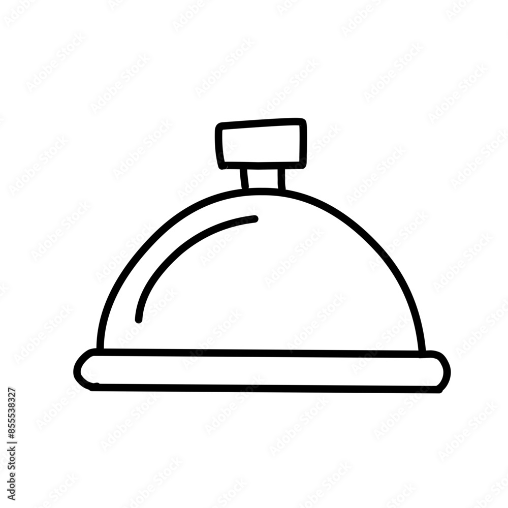 Vector Food Tray Outline Icon Vector Food Tray Outline Icon