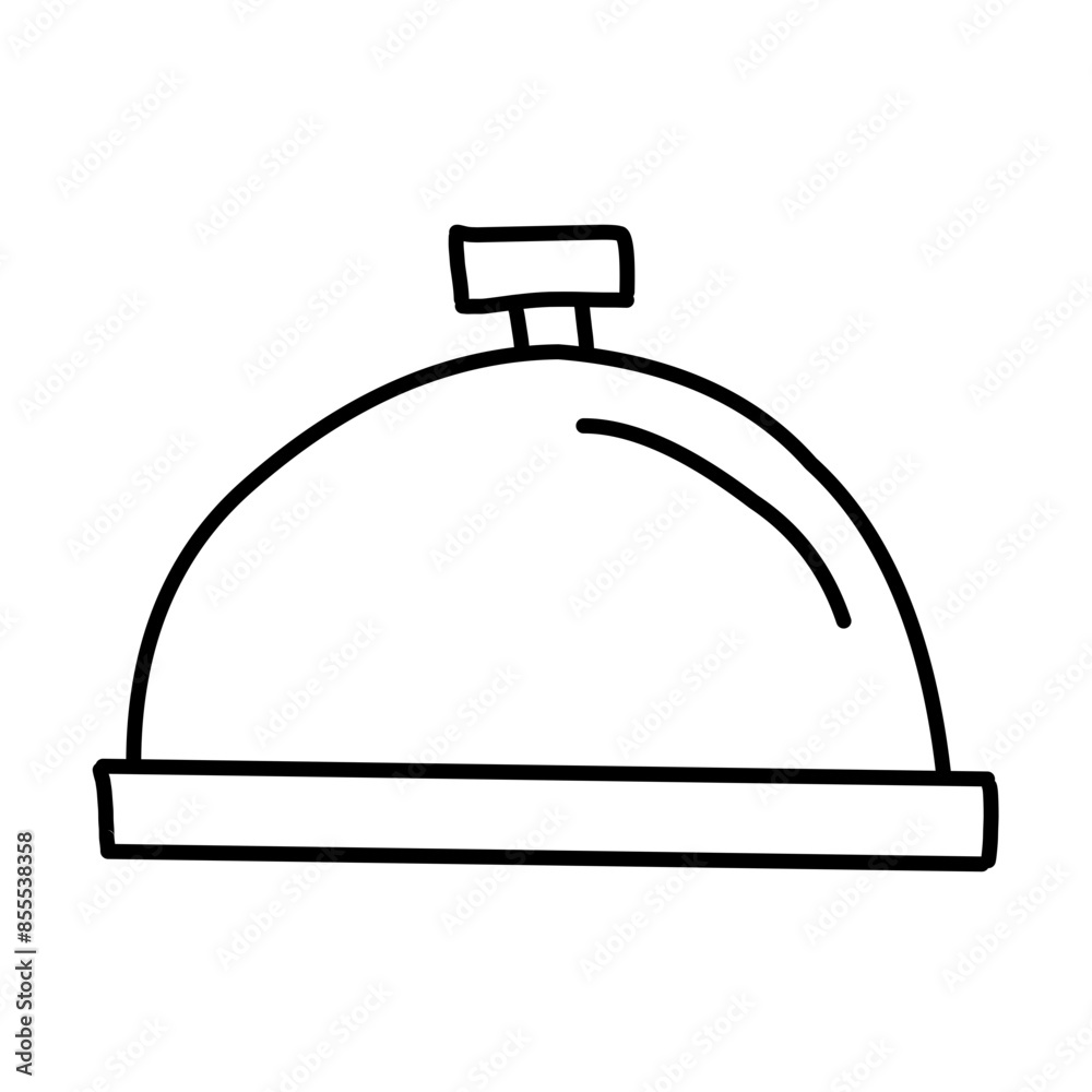 Vector Food Tray Outline Icon Vector Food Tray Outline Icon