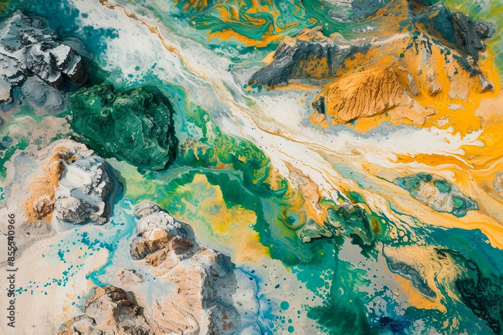 Interesting, realistic texture of mineral rocks.