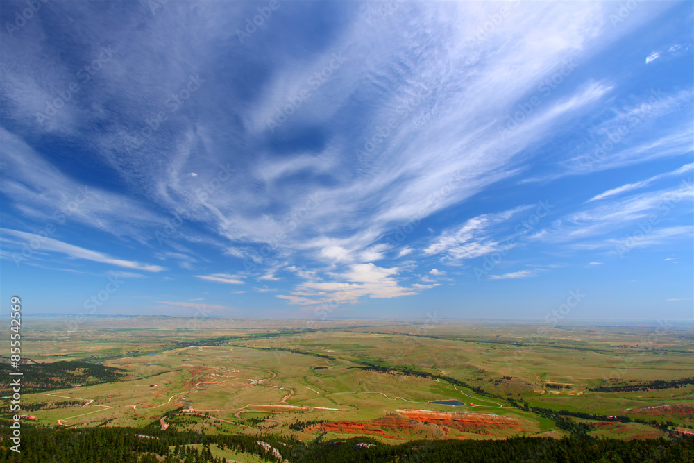 Naklejka premium Wyoming Countryside Scenery