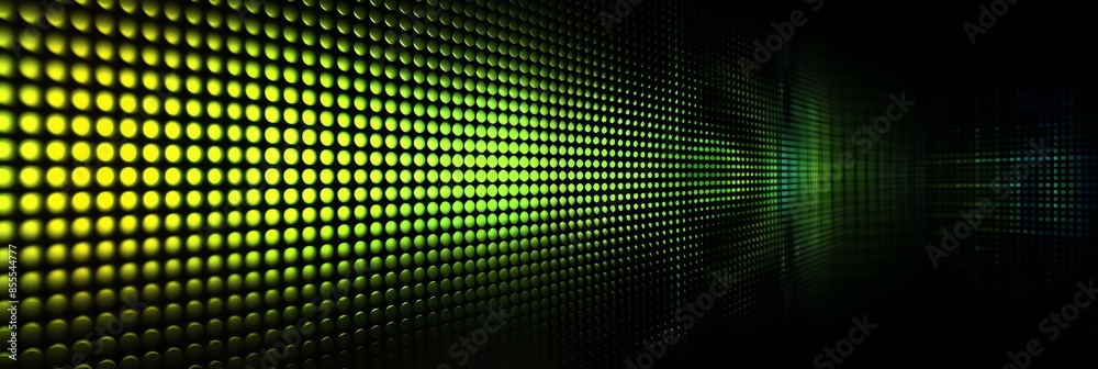 Dazzling light effect, square grid of light,simple and soft halo with a sense of rhythm, green, yellow,and black gradient, grid shape dazzle, a fine grid of light, fine color transition, HD, 16K, 3:1 Dazzling light effect, square grid of light,simple and soft halo with a sense of rhythm, green, yellow,and black gradient, grid shape dazzle, a fine grid of light, fine color transition, HD, 16K, 3:1