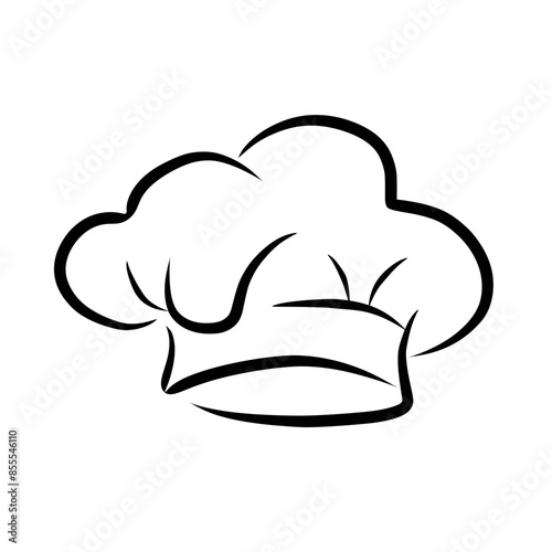 chef hat logo vector