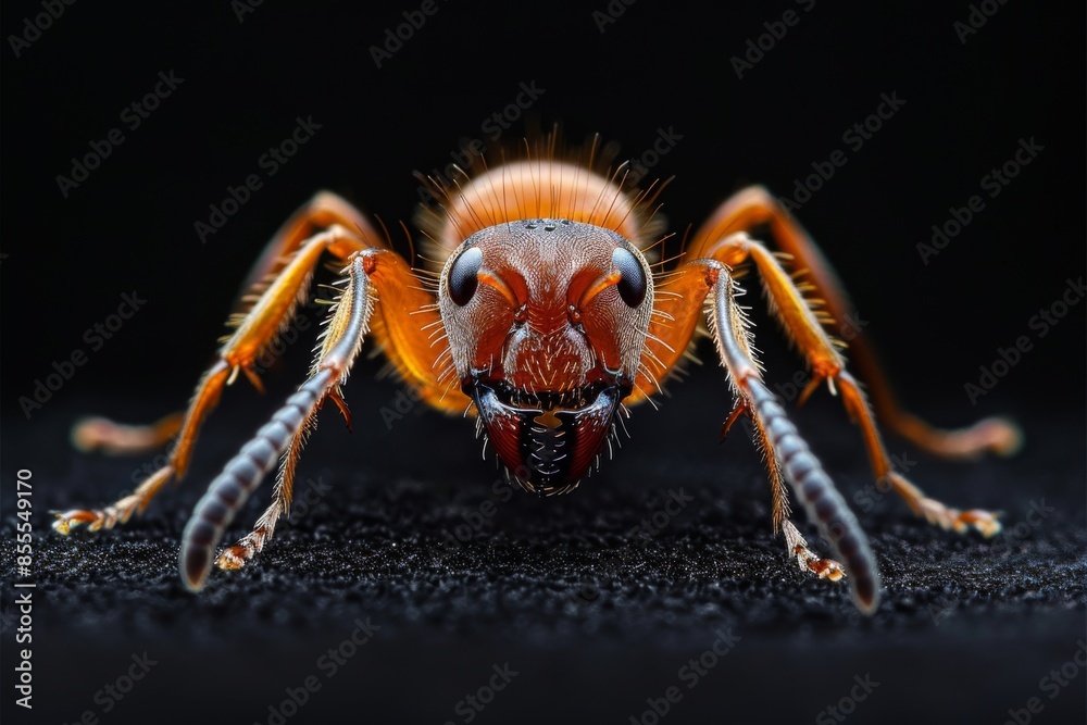 Macro Photography of an Ant's Face Macro Photography of an Ant's Face