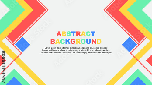 Abstract Background Design Template. Abstract Banner Wallpaper Vector Illustration. Abstract Colorful Rainbow Banner