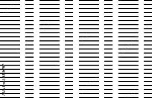 Slot hole background resembling a cherry board ceiling from patchwork straight lines on a white background.