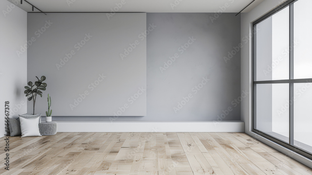 Empty room interiors in neutral tones with minimal or no furniture in a residential interior design composition. Apartment interior with ample copy space. Empty room interiors in neutral tones with minimal or no furniture in a residential interior design composition. Apartment interior with ample copy space.