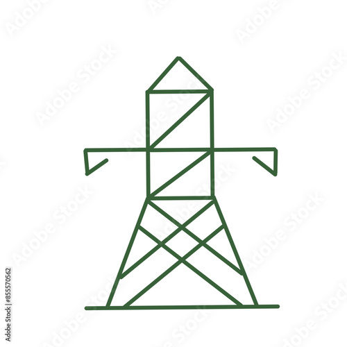 Electrical Energy Tower Icon