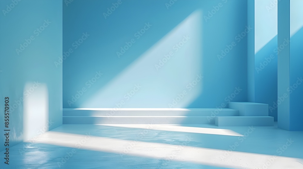Obraz premium Smooth Gradient Backdrop for Product Presentation with Clean Copy Space
