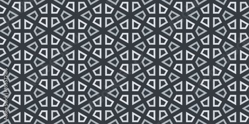 A black and white patterned background with white squares