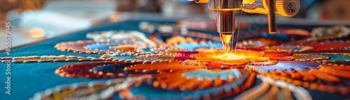 Vibrant Sewing Machine Embr...