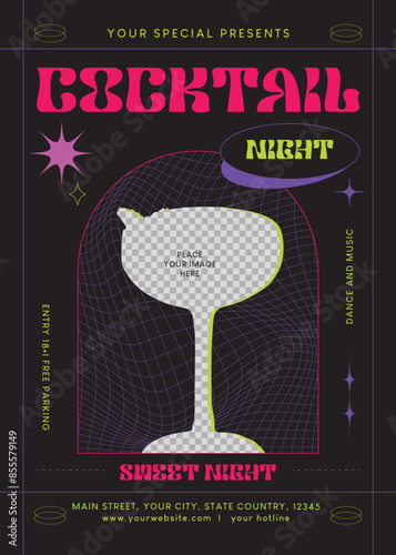 Cocktail Night Party Flyer