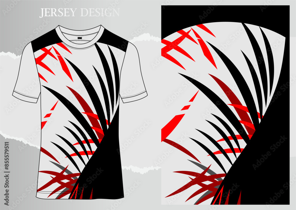 SPORTS JERSEY DESIGN WITH MOCKUP VIEW. SPORTS JERSEY DESIGN WITH MOCKUP VIEW.