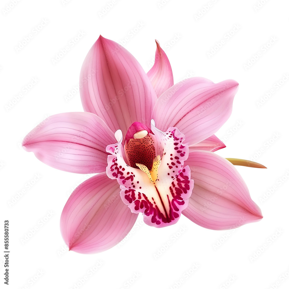 Pink orchid flower isolated on white background Remove png, Clipping Path Pink orchid flower isolated on white background Remove png, Clipping Path