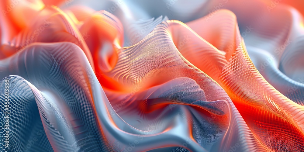 wallpaper abstract colors wave 3d cloth liquid smoke, orange blue, dark color, HD, 16:9, banner, website layout, template background wallpaper abstract colors wave 3d cloth liquid smoke, orange blue, dark color, HD, 16:9, banner, website layout, template background