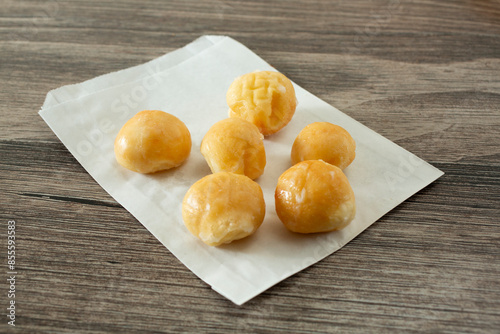 A view of an order 6 donut holes. photo