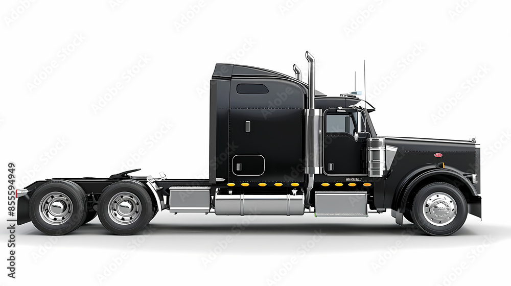 Truck template isolated on white background vector image Truck template isolated on white background vector image
