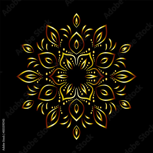 Mandala. Vintage decorative elements. Oriental pattern,illustration, ottoman motifs