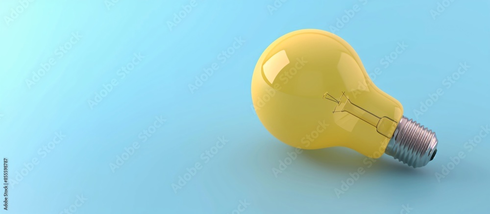 a yellow light bulb with a star on it a yellow light bulb with a star on it