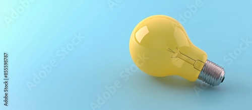 a yellow light bulb with a star on it