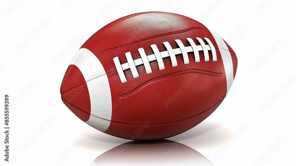 illustration of football isolated in white background illustration of football isolated in white background